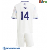 Fotballdrakt Barn Aston Villa Pau Torres #14 Tredjedraktsett 2025-26 Kortermet (+ Korte bukser)